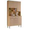 Armario Kit Cozinha 6P 1G 91 cm Apolo Freijo Vanilla KTP