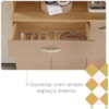 Armario Kit Cozinha 6P 1G 91 cm Apolo Freijo Vanilla KTP