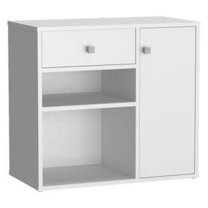Armário Multiuso 1 Porta 60 cm B39 Branco NOVAM