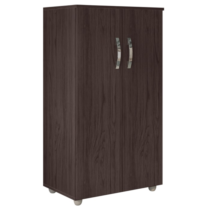 Armario Multiuso 2 Portas 111X60 cm Rosana Castanho REAJL Moveis