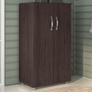 Armario Multiuso 2 Portas 111X60 cm Rosana Castanho REAJL Moveis