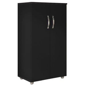 Armario Multiuso 2 Portas 111X60 cm Rosana Preto REAJL Moveis