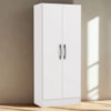 Armario Multiuso 2 Portas 137x57 cm N409 Branco Kappesberg