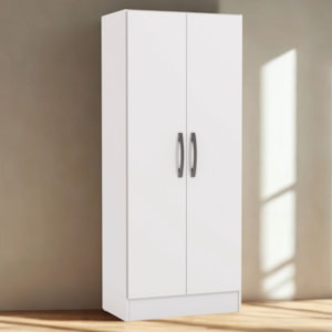Armario Multiuso 2 Portas 137x57 cm N409 Branco Kappesberg