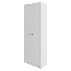 Armario Multiuso 2 Portas 171X60 cm AM3113 Branco Tecno Mobili
