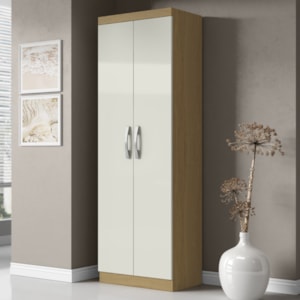 Armario Multiuso 2 Portas 172x61 cm New Atacama Off White ARMoveis