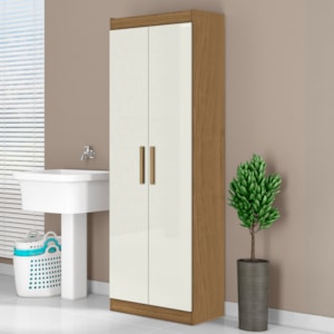 Armario Multiuso 2 Portas 183x60 cm 2000191 Atacama Off White ARMoveis