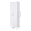 Armario Multiuso 2 Portas 183x60 cm 2000191 Branco ARMoveis