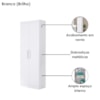 Armario Multiuso 2 Portas 183x60 cm 2000191 Branco ARMoveis