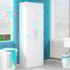 Armario Multiuso 2 Portas 183x60 cm 2000191 Branco ARMoveis