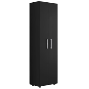 Armario Multiuso 2 Portas 189X54 cm Beatriz Preto REAJL Moveis