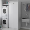 Armario Multiuso 2 Portas Com Chave 160X60 cm AM3110 Branco Tecno Mobili