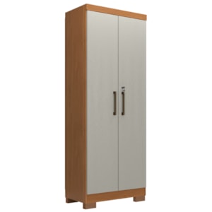 Armario Multiuso 2 Portas Maxus 61X187 cm Cinamomo Areia ZANZ