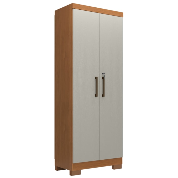 Armario Multiuso 2 Portas Maxus 61X187 cm Cinamomo Areia ZANZ