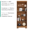 Armario Multiuso 2 Portas Maxus 61X187 cm Cinamomo Areia ZANZ