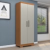 Armario Multiuso 2 Portas Maxus 61X187 cm Cinamomo Areia ZANZ