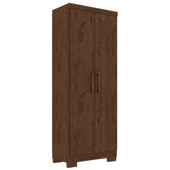 Armario Multiuso 2 Portas Maxus 61X187 cm Jacaranda ZANZ