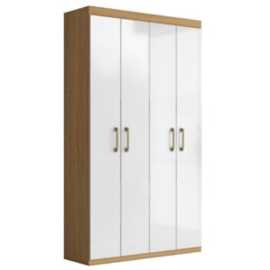 Armario Multiuso Duplo 4 Portas 103 cm 2000194 Atacama Off White ARMoveis