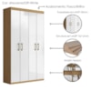 Armario Multiuso Duplo 4 Portas 103 cm 2000194 Atacama Off White ARMoveis