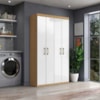 Armario Multiuso Duplo 4 Portas 103 cm 2000194 Atacama Off White ARMoveis
