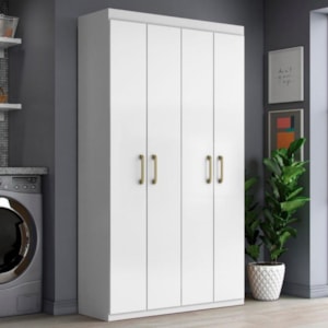 Armario Multiuso Duplo 4 Portas 103 cm 2000194 Branco ARMoveis