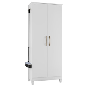Armario Multiuso Jade 2 Portas 170x70 cm Branco Moval