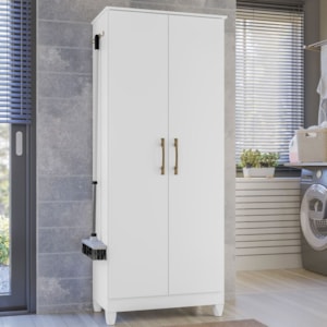 Armario Multiuso Jade 2 Portas 170x70 cm Branco Moval