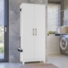 Armario Multiuso Jade 2 Portas 170x70 cm Branco Moval