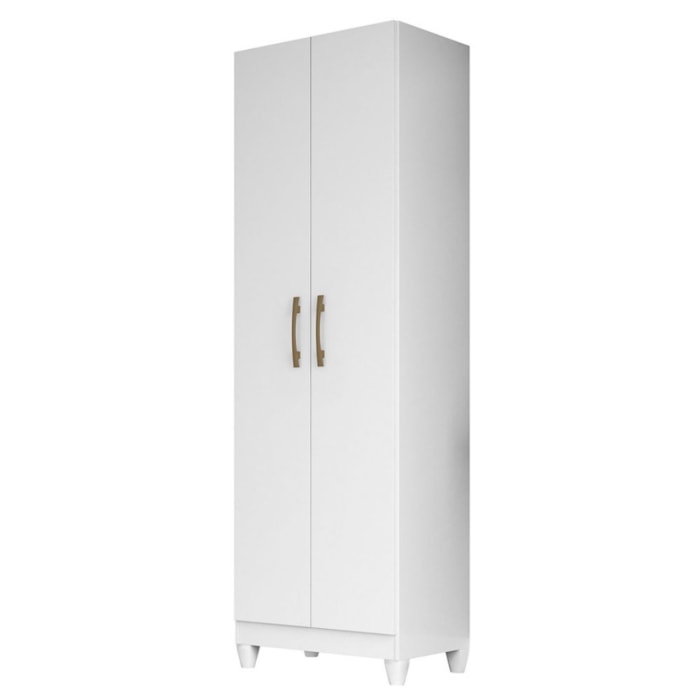 Armario Multiuso New Iris 2 Portas 181x55 cm Branco Moval