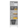 Armario Multiuso New Iris 2 Portas 181x55 cm Branco Moval