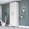 Armario Multiuso New Iris 2 Portas 181x55 cm Branco Moval