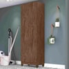 Armario Multiuso New Iris 2 Portas 181x55 cm Castanho Wood Moval