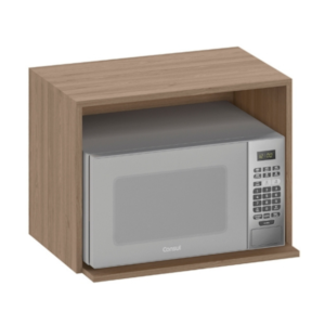 Armario Nicho Microondas 58 cm Etna Carvalho Oak Off White POLIMAN