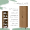 Armario Paneleiro 2 Portas MDF 70 cm Tosc PTO03 Freijo Freijo MXM