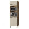 Armario Paneleiro 4P 197x60 cm Mara Savana Off White Mobbs