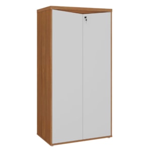 Armário Para Escritorio 2 Portas 160X77 cm Freijo Branco Artany