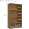Armario Para Escritorio 2P 161x91 cm Versatil 1012A Itapua Kappesberg