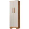 Armario Para Lavanderia Multiuso 2 Portas 126x51 cm Mini Cedro Areia RUDK