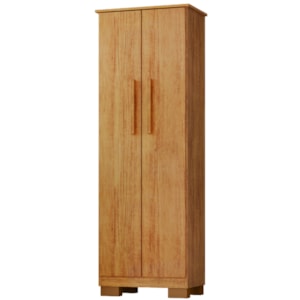 Armario Para Lavanderia Multiuso 2 Portas 126x51 cm Mini Cedro RUDK