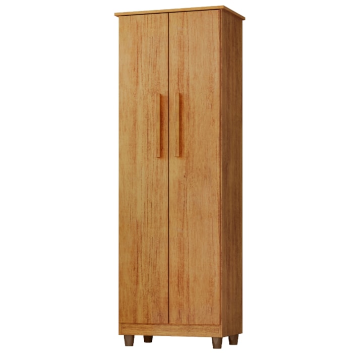 Armario Para Lavanderia Multiuso 2 Portas 143x53 cm Nina Cedro RUDK