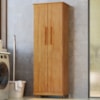 Armario Para Lavanderia Multiuso 2 Portas 143x53 cm Nina Cedro RUDK
