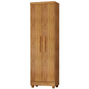 Armario Para Lavanderia Multiuso 2 Portas 188x55 cm Isabela Cedro RUDK