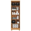 Armario Para Lavanderia Multiuso 2 Portas 188x55 cm Isabela Cedro RUDK