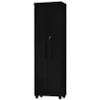 Armario Para Lavanderia Multiuso 2 Portas 188x55 cm Isabela Preto RUDK
