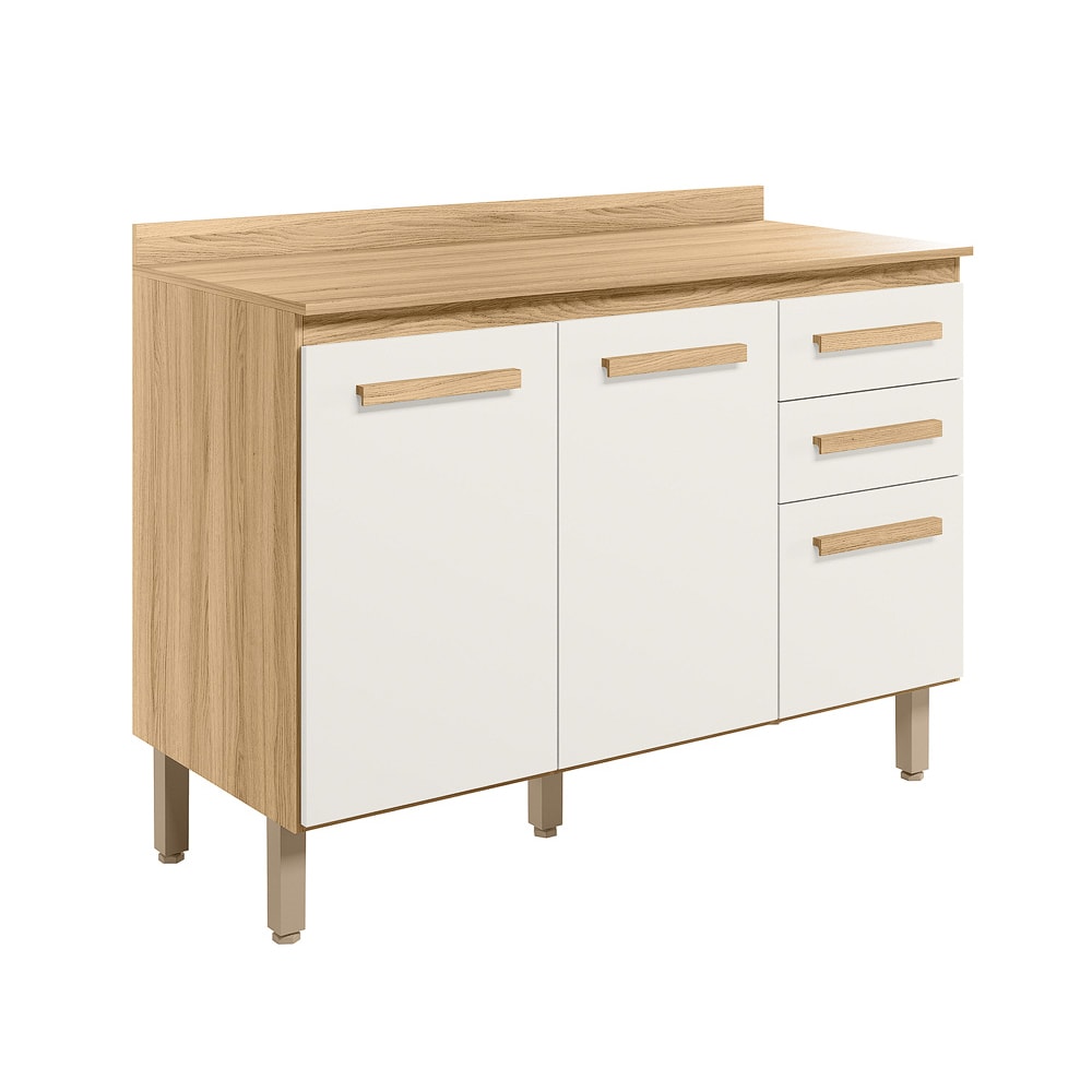 Balcao 3PT 120cm C/Tmp 16988 Frej Of Wh Cris Nicioli|Milani Store