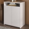 Balcao 2 Portas Com Nicho 60 cm Branco Artany