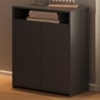 Balcao 2 Portas Com Nicho 60 cm Preto Artany