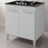 Balcao 75 cm Com Tampo Para Cooktop 4 Bocas 9250 Branco Mobbs