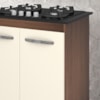 Balcao 75 cm Com Tampo Para Cooktop 4 Bocas 9250 Savana Off White Mobbs