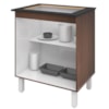 Balcao 75 cm Com Tampo Para Cooktop 4 Bocas 9250 Savana Off White Mobbs